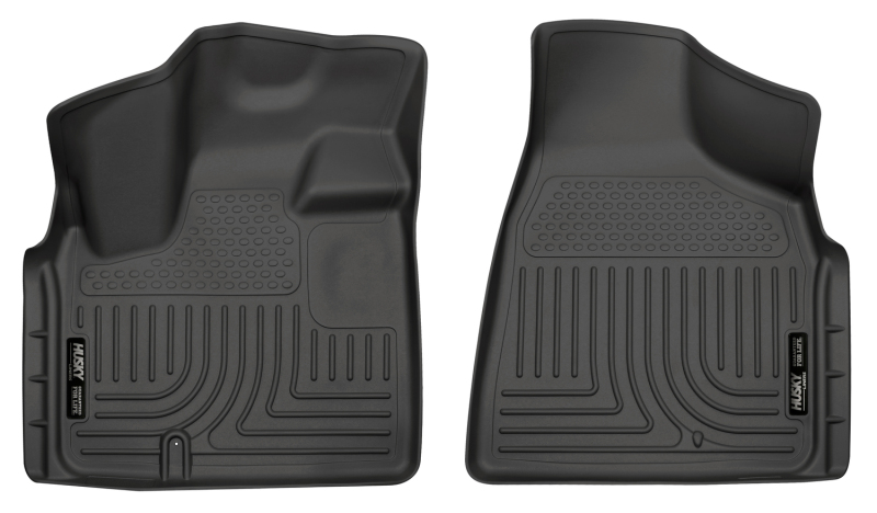 Chrysler Town & Country Floor Liners - Front - Husky Liners - WeatherBeater - Black - `08-`12